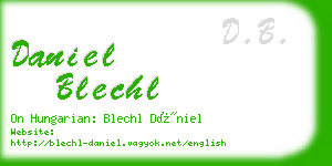 daniel blechl business card